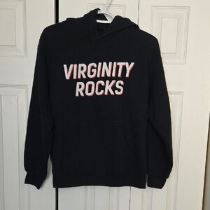 Black Hoodie with Bold Statement